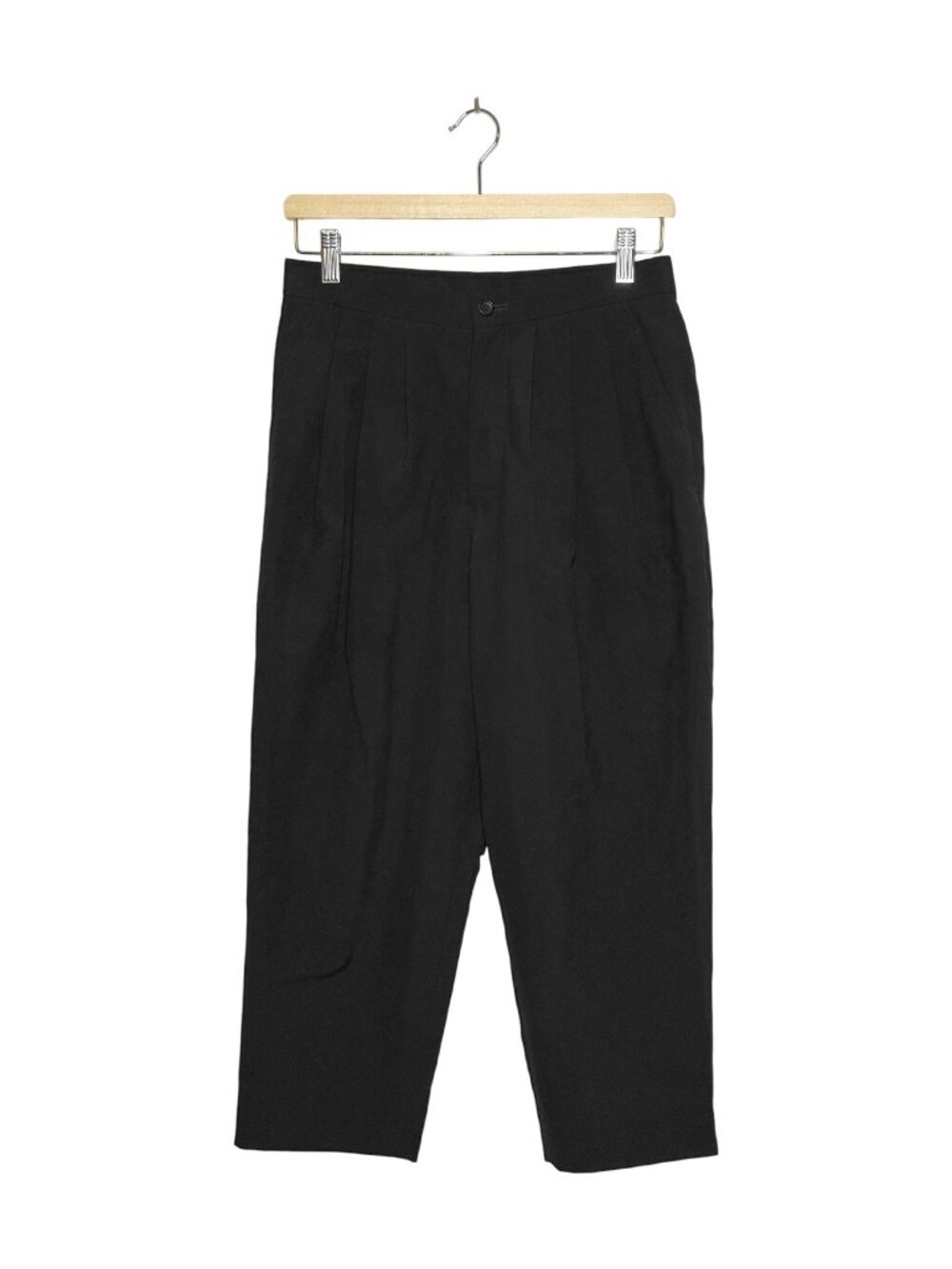 Comme des Garcons Comme des Garcons 2017SS Pleated Wool Carrot Cropped Pants
